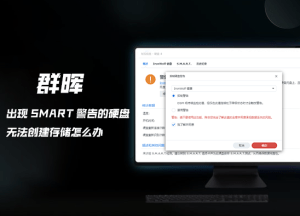 群晖 | 出现SMART警告的硬盘，无法创建存储怎么办-VUM星球