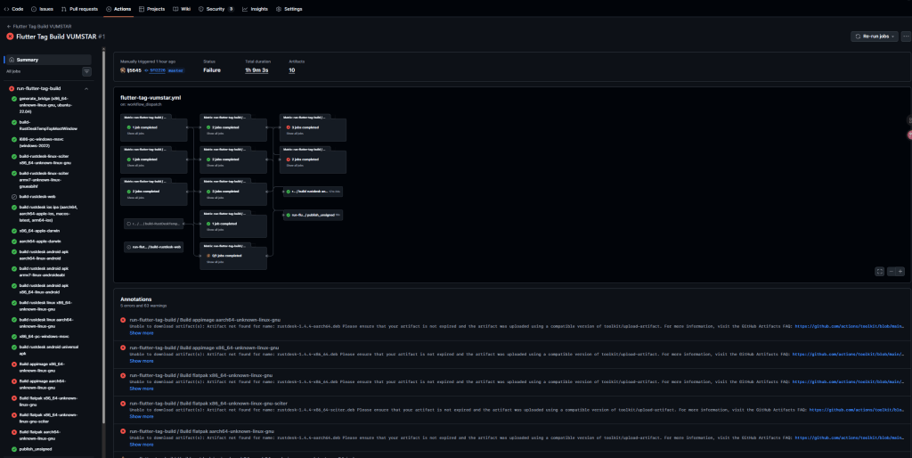 那个rustdesk的自动配置编译最新版的时候会报错-VUM星球
